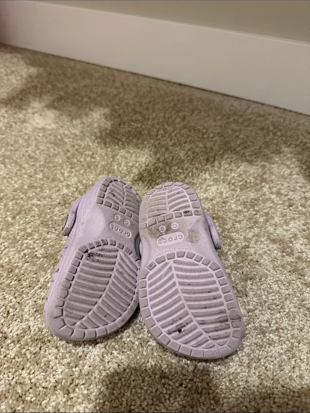 CROCS Kids Classic Clog in Light Lavender